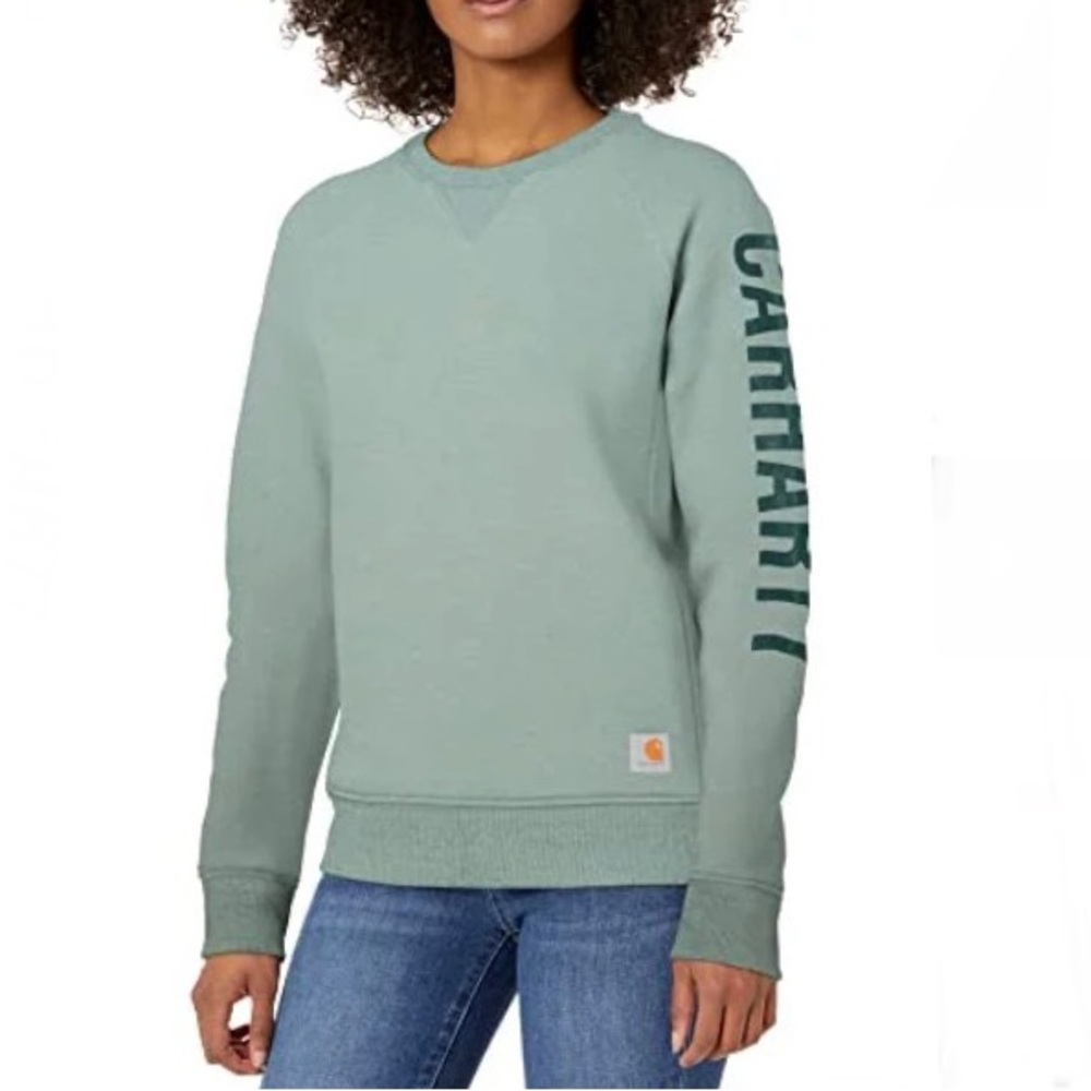 Carhartt Jade Green Medium Weight Sweatshirt